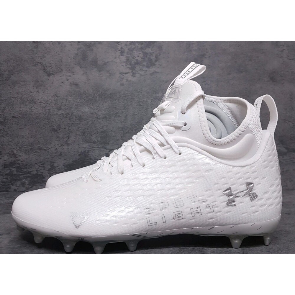 Under Armour UA Spotlight Lux MC 2.0 Football Cleats 3025082-100 Men's Size 11